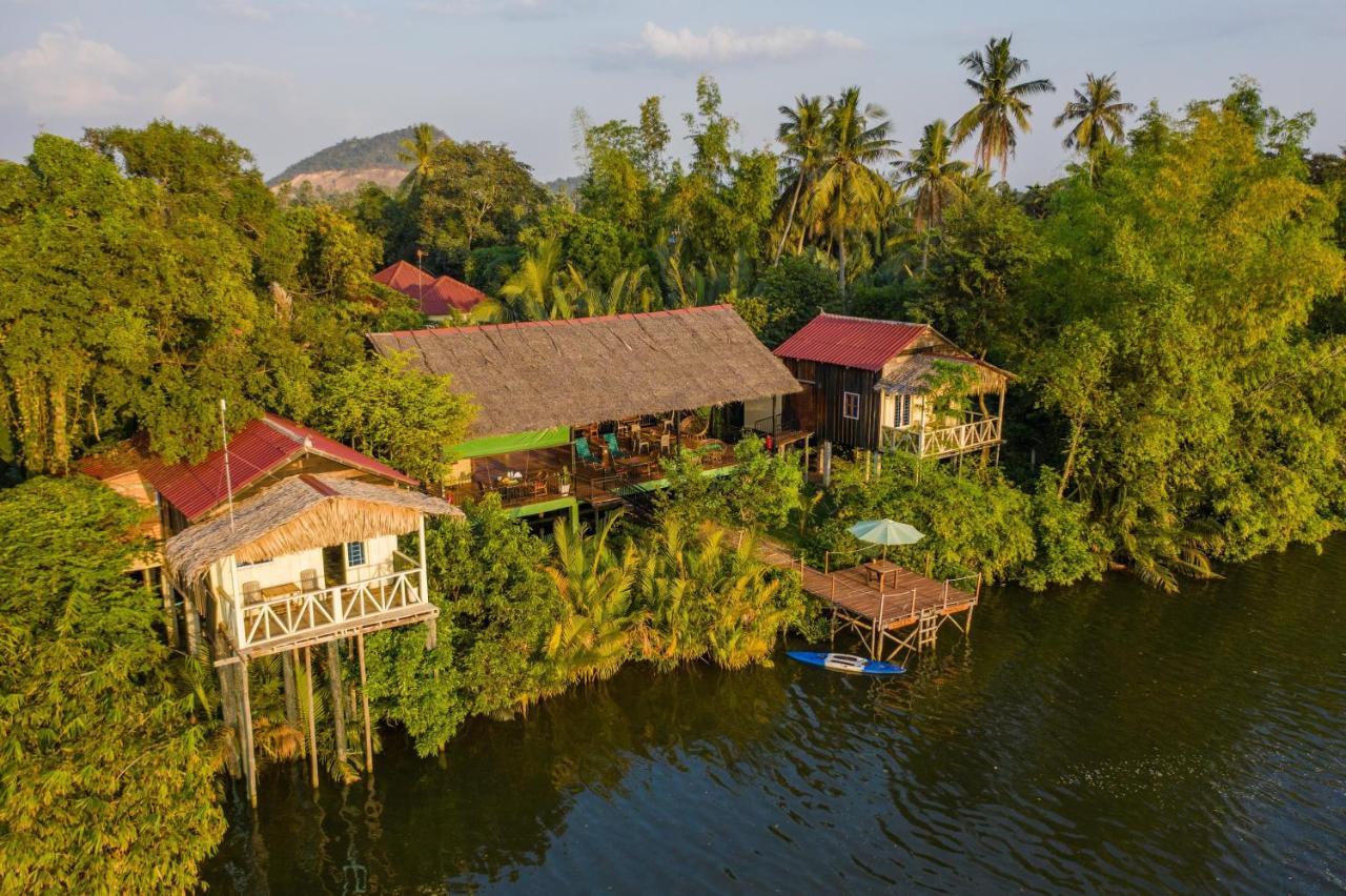 Green Mango Bungalows Kampot Exterior foto